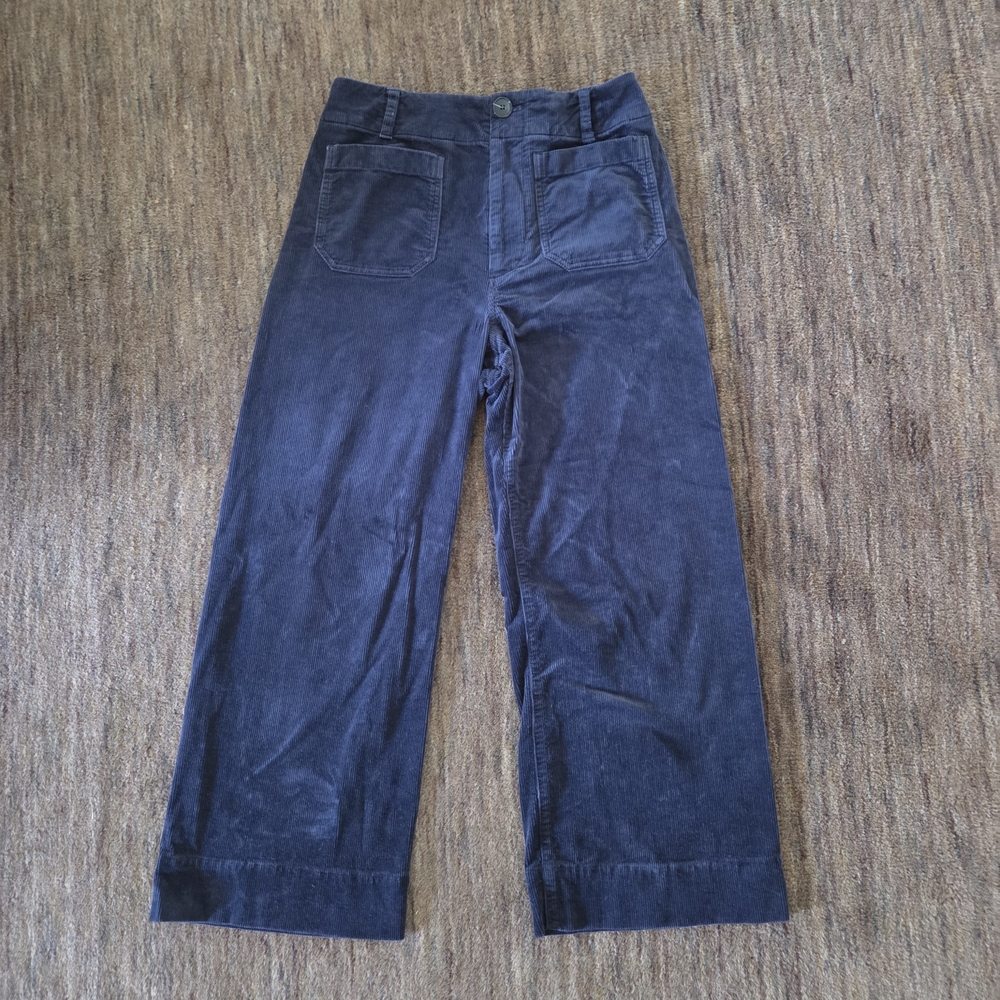 Maeve Navy Corduroy The Colette Pant 28
